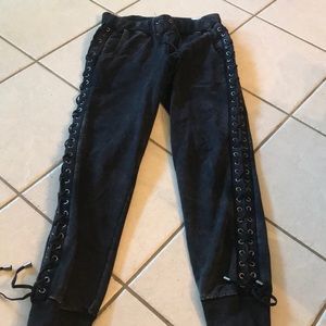 Blanc Noir - black joggers